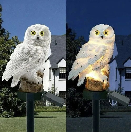 Gardlov solární zahradní lampa sova