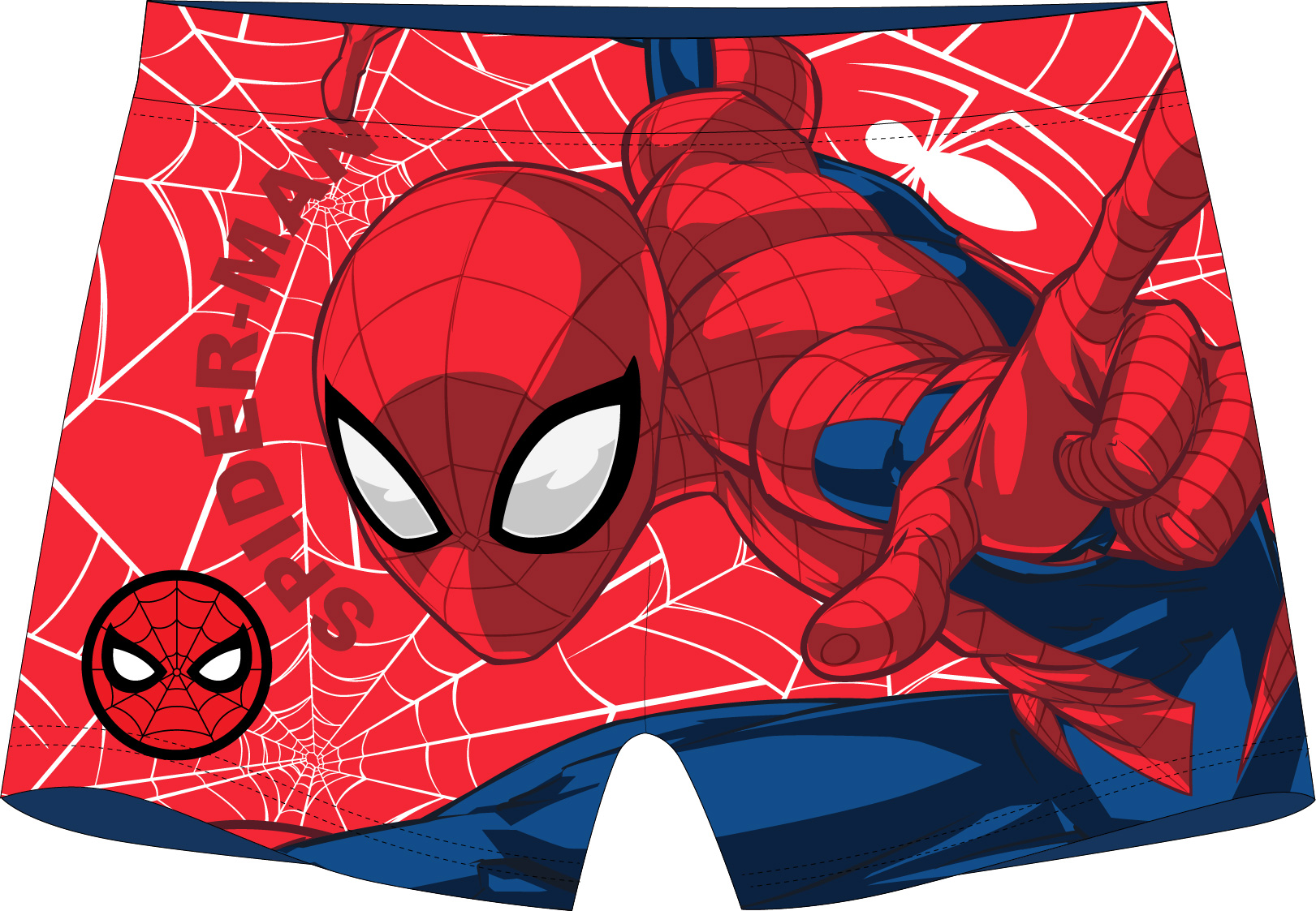Chlapecké plavky boxerky Spiderman 98/104