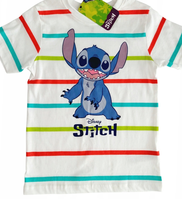 Chlapecké tričko Disney Stitch proužek 128