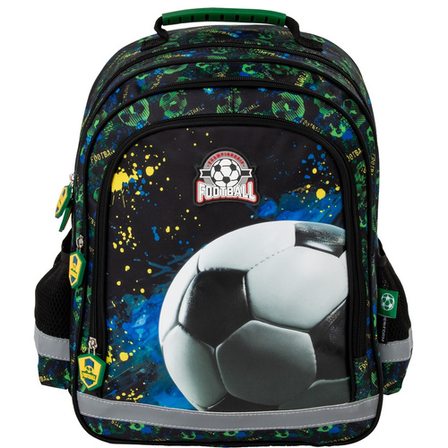 Školní ergonomický batoh fotbal