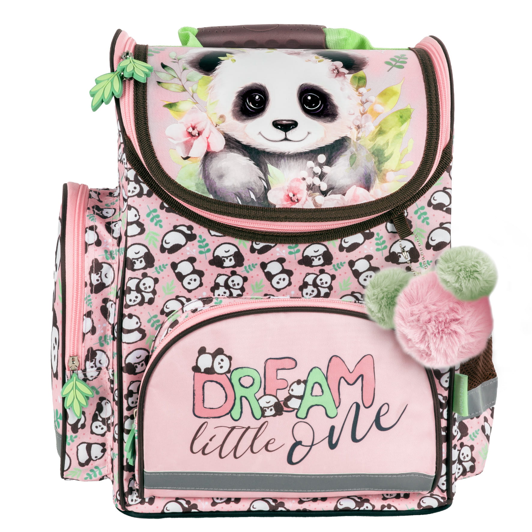 Školní ergonomický batoh - aktovka panda