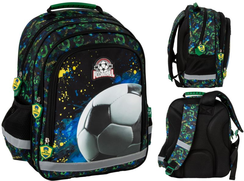 Zvýhodněná školní sada s batohem fotbal 9 ks