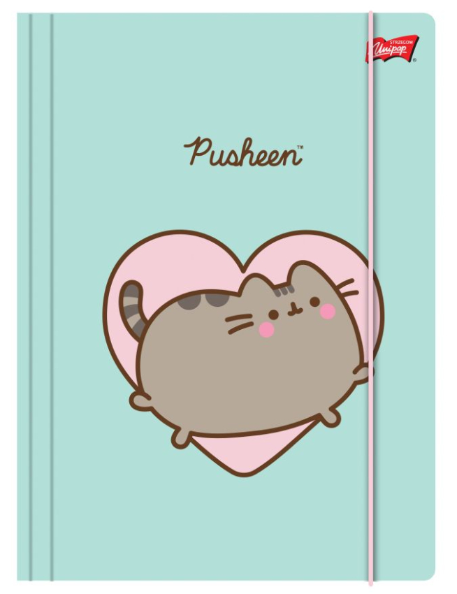 Spisová složka - desky na sešity A4 Pusheen