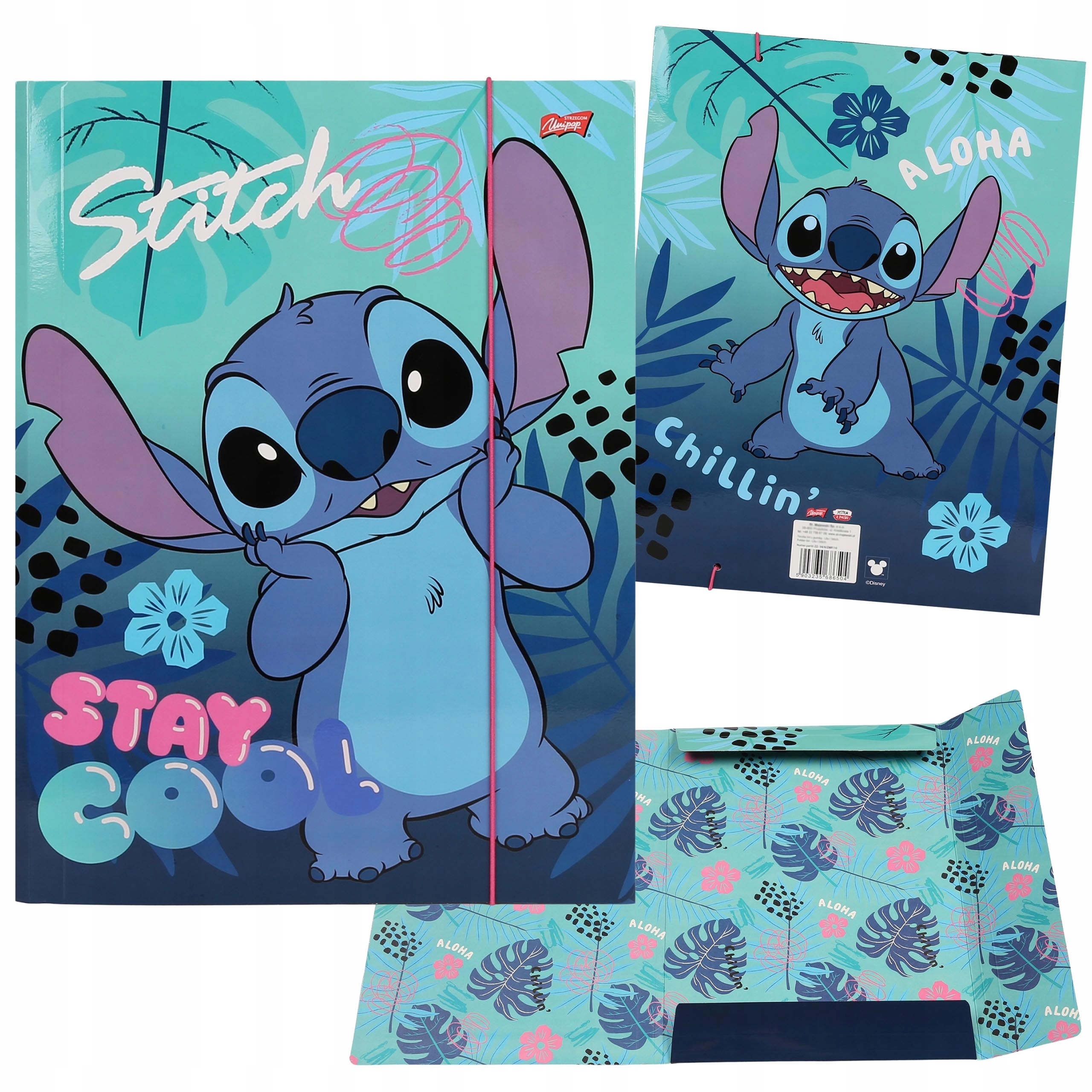Spisová složka - desky na sešity A4 Stitch Stay Cool