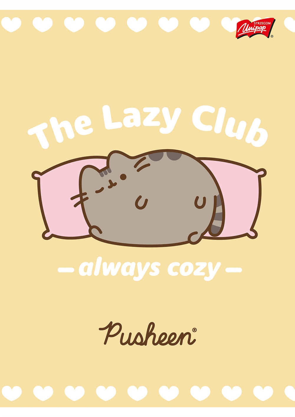 Sešit A5 kočička Pusheen 4 druhy linkovaný