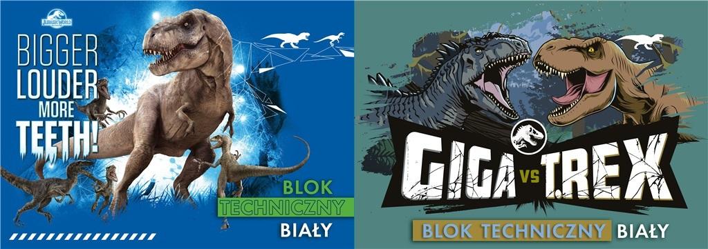 Kreslící blok A4 dinosauři