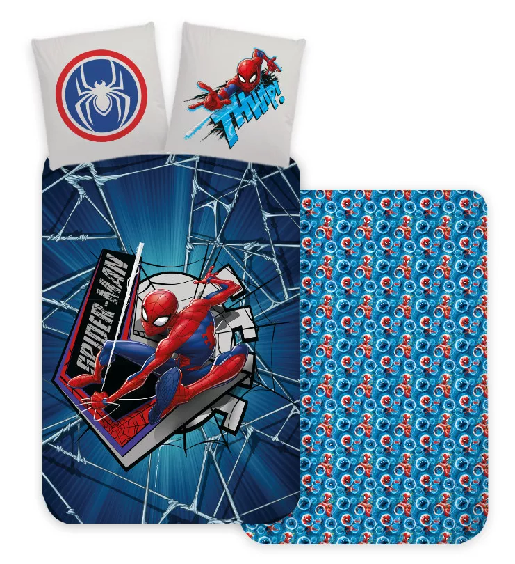 Sada povlečení a polštářek Spiderman