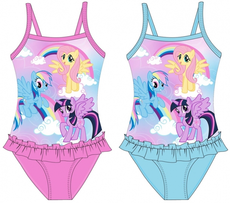 DÍVČÍ PLAVKY VCELKU MY LITTLE PONY modré