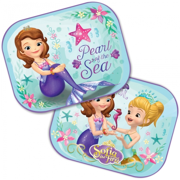 ZVÝHODNĚNÁ AUTOSADA - OCHRANA SEDADLA + STÍNÍTKA DISNEY PRINCEZNA SOFIE