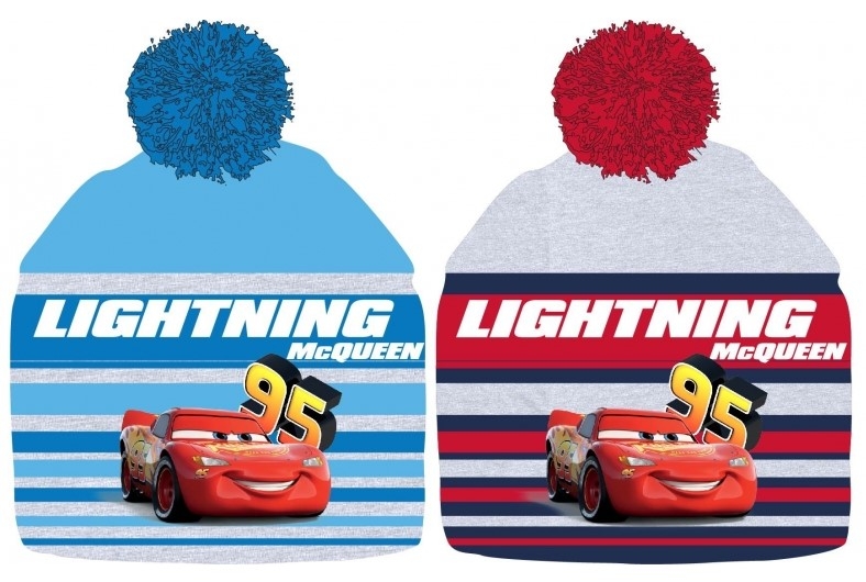 CHLAPECKÁ ZIMNÍ ČEPICE DISNEY CARS modrá 52