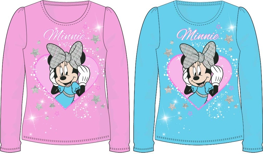 DÍVČÍ TRIČKO MINNIE MOUSE růžové 98