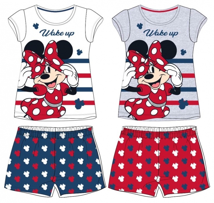 DÍVČÍ LETNÍ PYŽAMO DISNEY MINNIE MOUSE modré