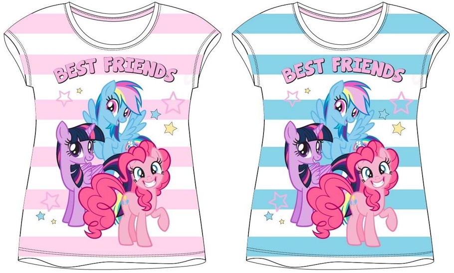DÍVČÍ TRIČKO MY LITTLE PONY BEST FRIENDS modré