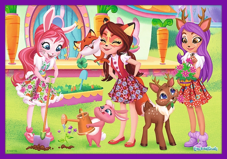 PUZZLE ENCHANTIMALS 10 v 1