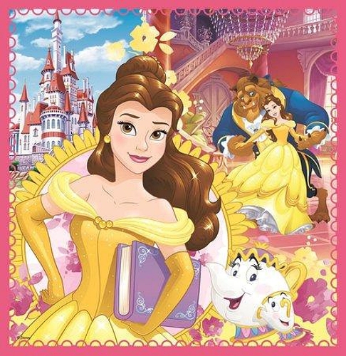 DISNEY PRINCESS KOUZELNÝ SVĚT PUZZLE 3 V 1 MIX 20,36,50 dílků