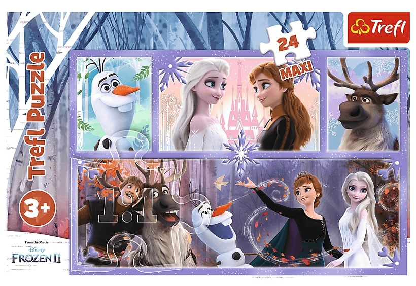 PUZZLE MAXI DISNEY FROZEN 2 SVĚT PLNÝ MAGIE 24 DÍLKŮ