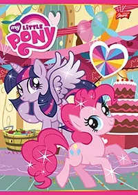 ŠKOLNÍ SEŠIT A5 MY LITTLE PONY 16 listů, linkovaný, 4 druhy