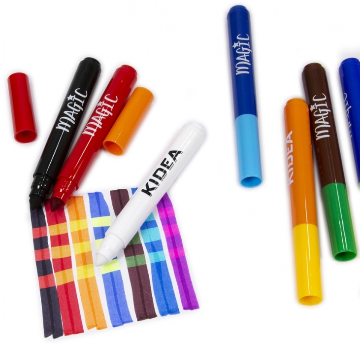 KIDEA FIXY MĚNÍCÍ BARVY SADA 8 KS