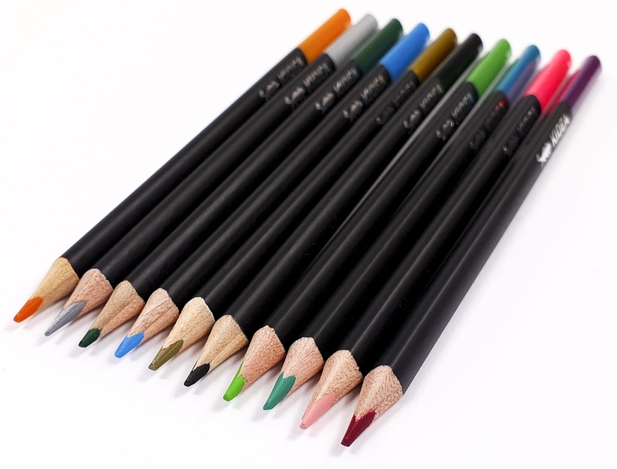 KIDEA TROJHRANNÉ PASTELKY V KOVOVÉ KRABIČCE 24 KS