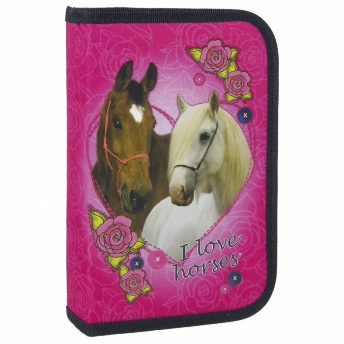ZVÝHODNĚNÁ ŠKOLNÍ SADA S AKTOVKOU KONĚ I LOVE HORSE 7 KS