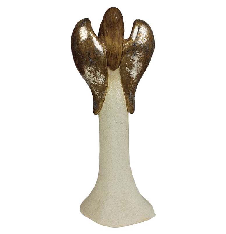 DEKORAČNÍ ANDĚL ZLATÝ 29,3cm