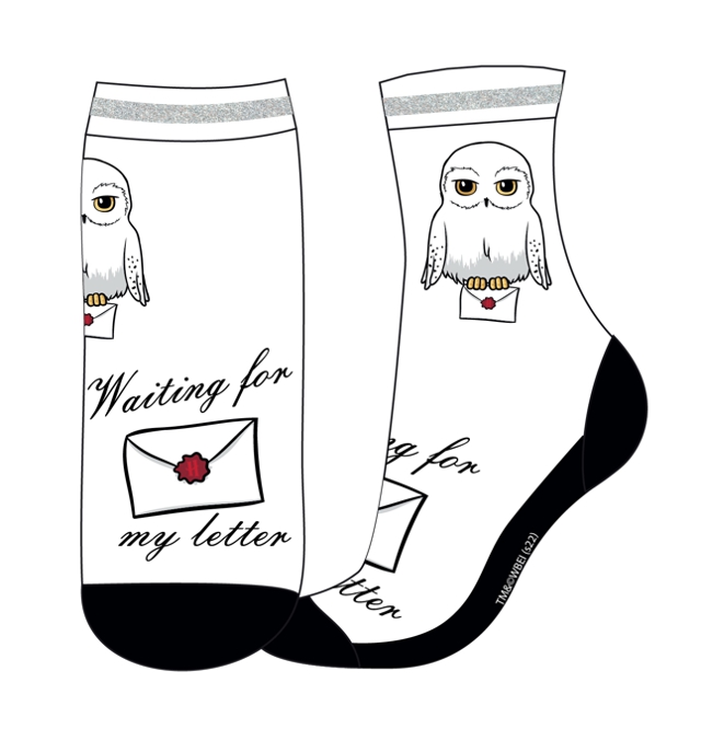 DÍVČÍ PONOŽKY HARRY POTTER SOVA HEDVIKA SADA 2 KS 23/26