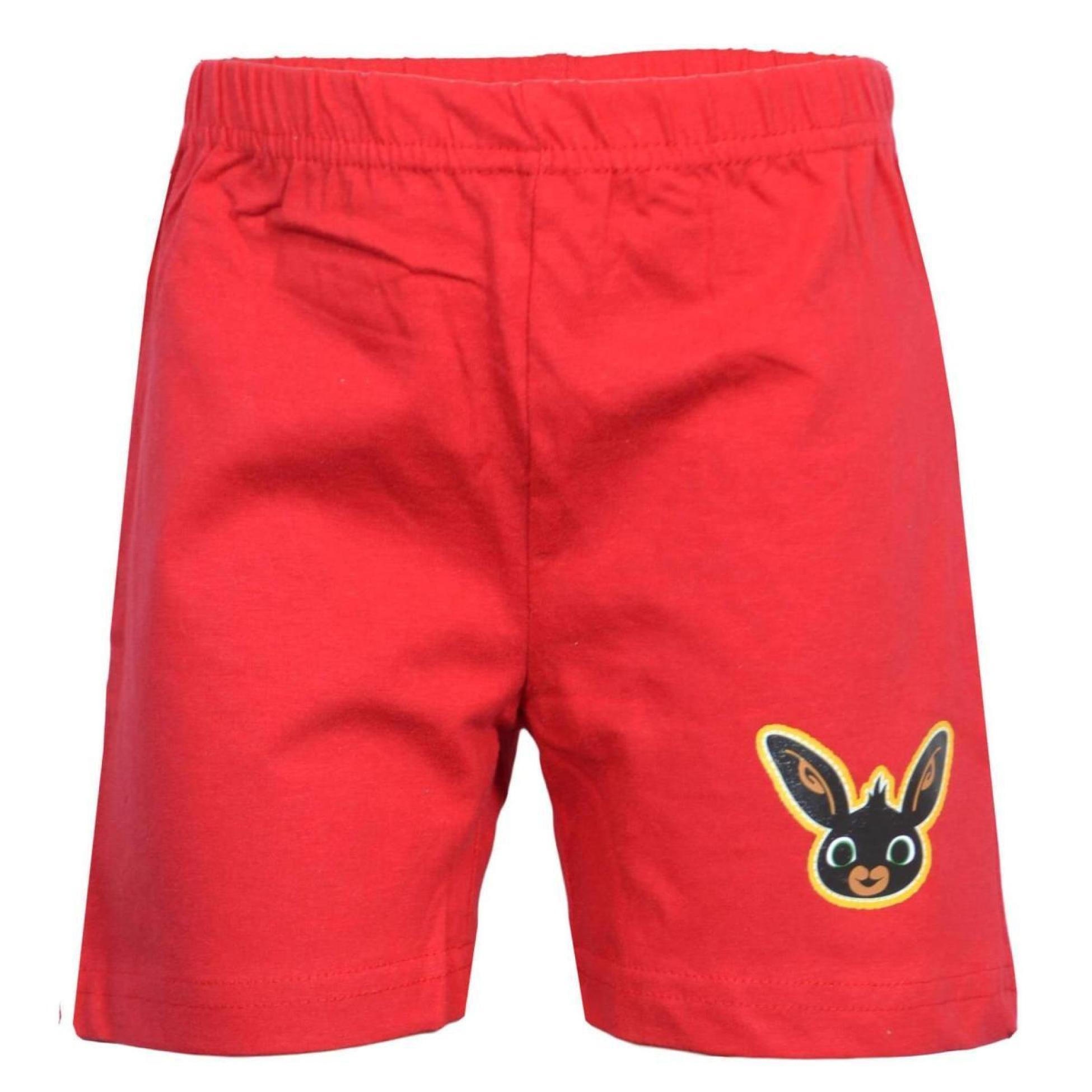 CHLAPECKÉ LETNÍ PYŽAMO KRÁLÍČEK BING červené