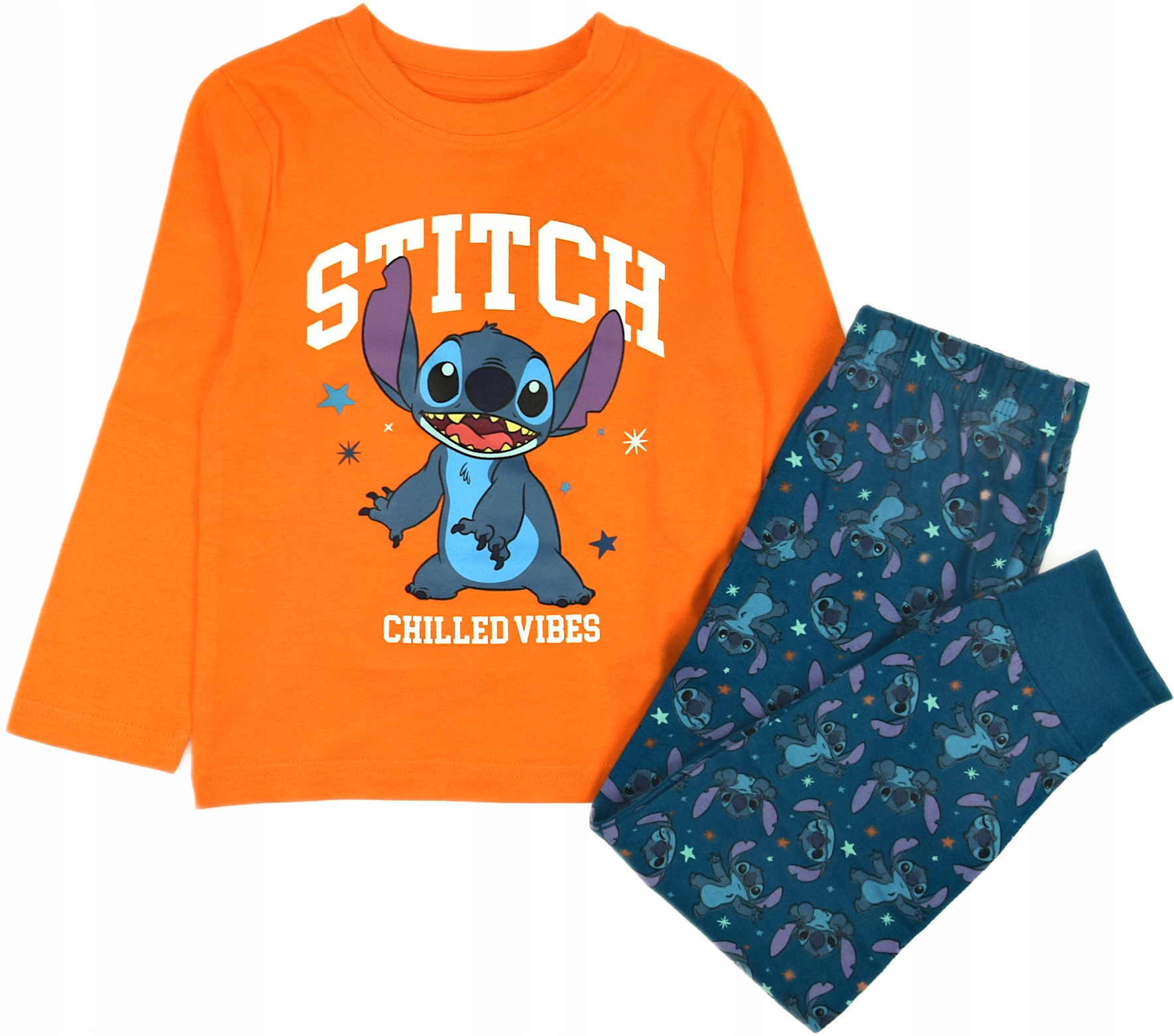 CHLAPECKÉ PYŽAMO DISNEY STITCH oranžové