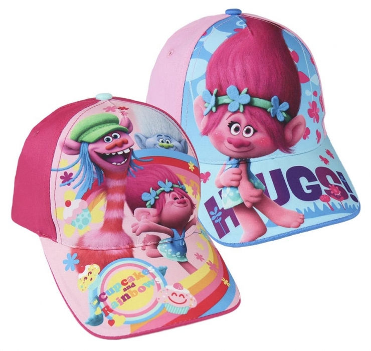 LETNÍ KŠILTOVKA TROLLOVÉ růžová 53