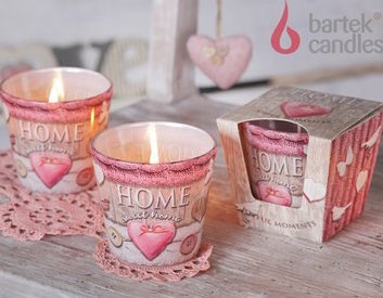 BARTEK SVÍČKA VE SKLE HOME SWEET HOME NICE A COSY 115g