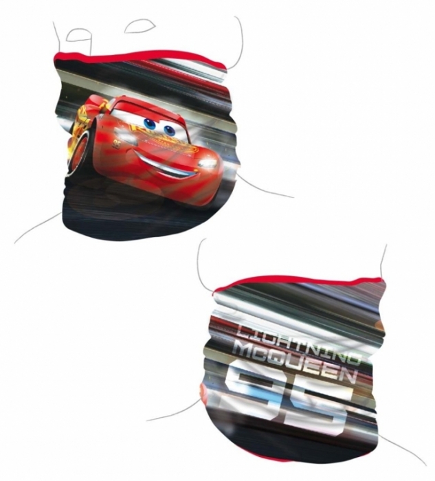 CHLAPECKÝ VELUROVÝ NÁKRČNÍK DISNEY CARS uni