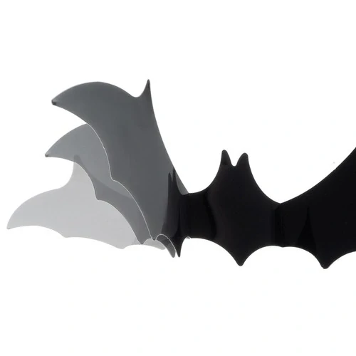 Halloweenská dekorace netopýr sada 3 ks