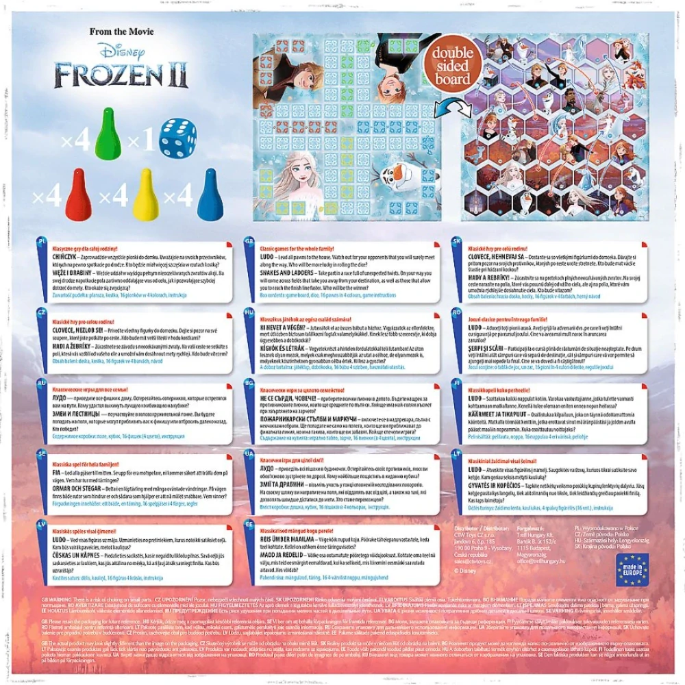 Disney Frozen společenská hra 2 v 1