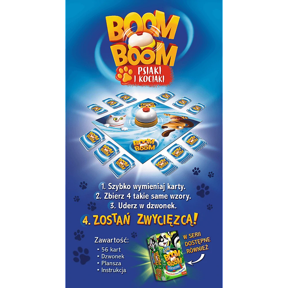 Společenská hra Boom Boom pejsci a kočky