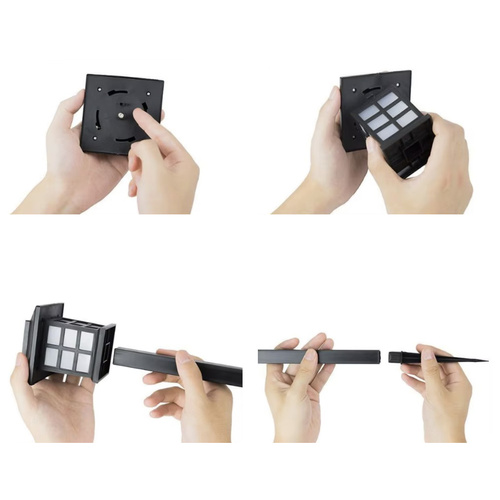 Gardlov solární zahradní lampy domečky sada 6 ks