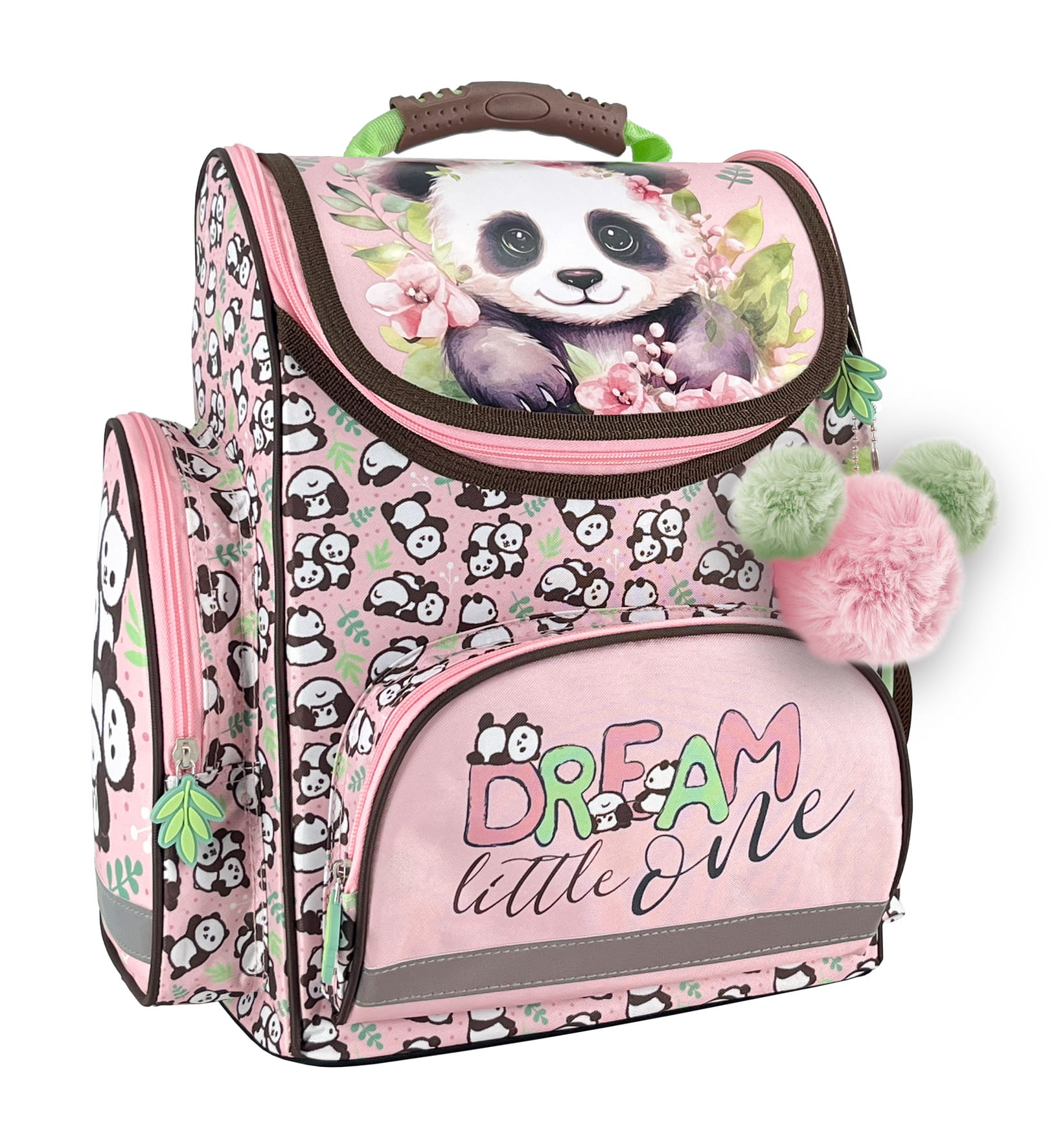 Školní ergonomický batoh - aktovka panda