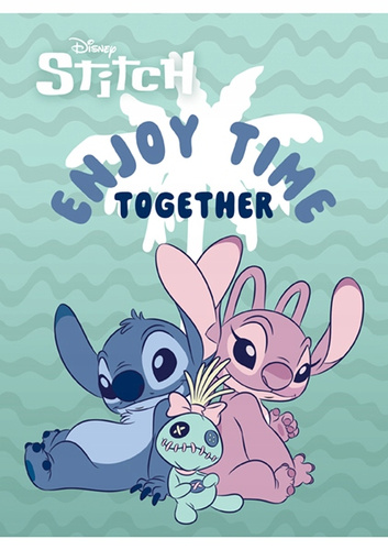 Školní sešit A5 Stitch linkovaný 4 druhy