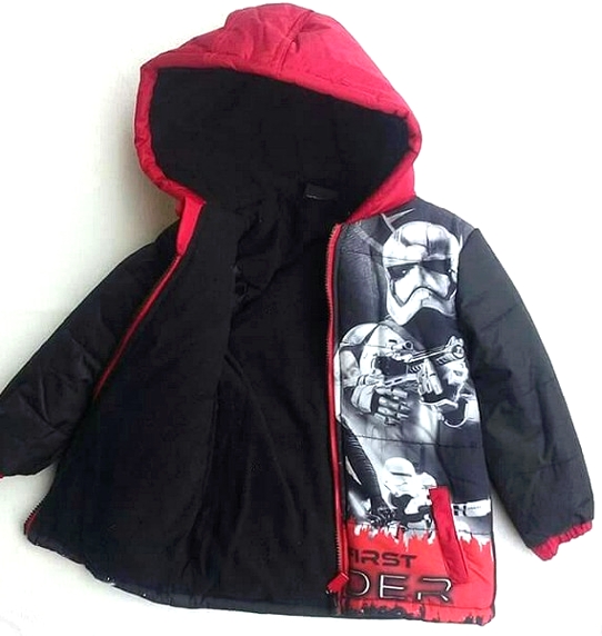 Zimní bunda Star Wars černá