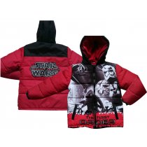 Zimní bunda Star Wars červená 98