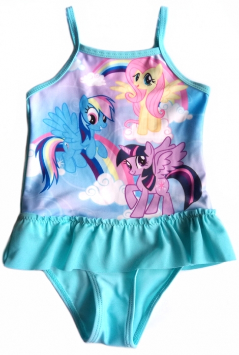DÍVČÍ PLAVKY VCELKU MY LITTLE PONY modré