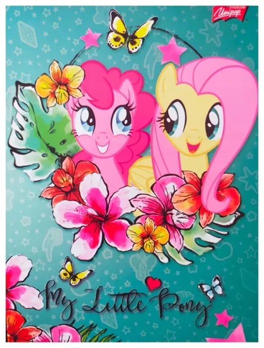 ŠKOLNÍ SEŠIT A5 MY LITTLE PONY 16 listů, čtverečkovaný, 4 druhy
