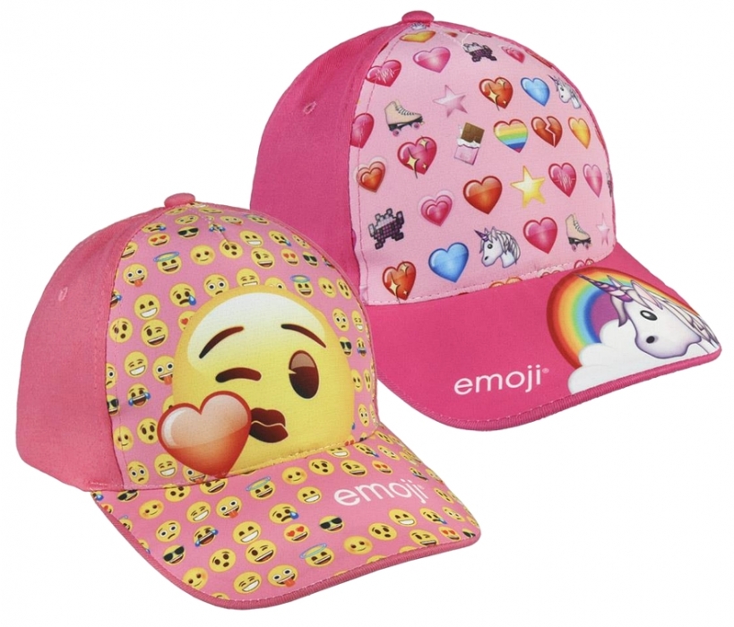 DÍVČÍ KŠILTOVKA EMOJI UNICORN
