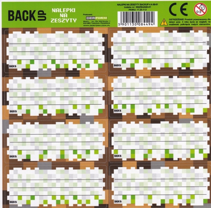 SAMOLEPKY - JMENOVKY NA SEŠITY BACKUP GAME