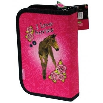 ZVÝHODNĚNÁ ŠKOLNÍ SADA S AKTOVKOU KONĚ I LOVE HORSE 7 KS