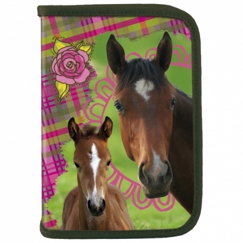 ZVÝHODNĚNÝ ŠKOLNÍ SET S AKTOVKOU KONĚ I LOVE HORSES 6 KS