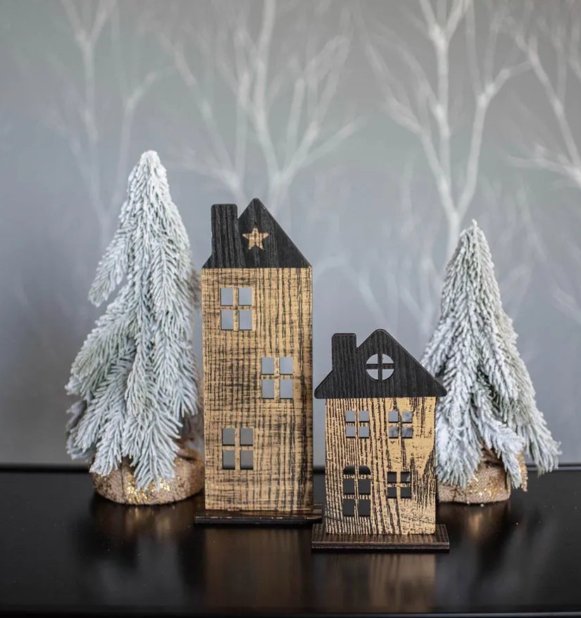 DEKORAČNÍ DOMEČEK 17cm