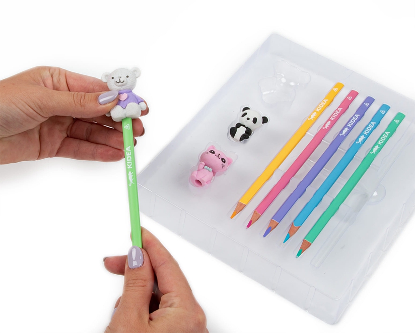 KIDEA SADA ZVÍŘÁTKA PANDA 9 KS