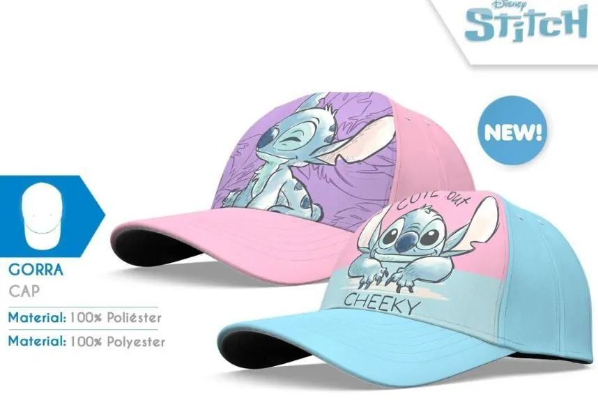 DÍVČÍ KŠILTOVKA DISNEY STITCH RŮŽOVÁ