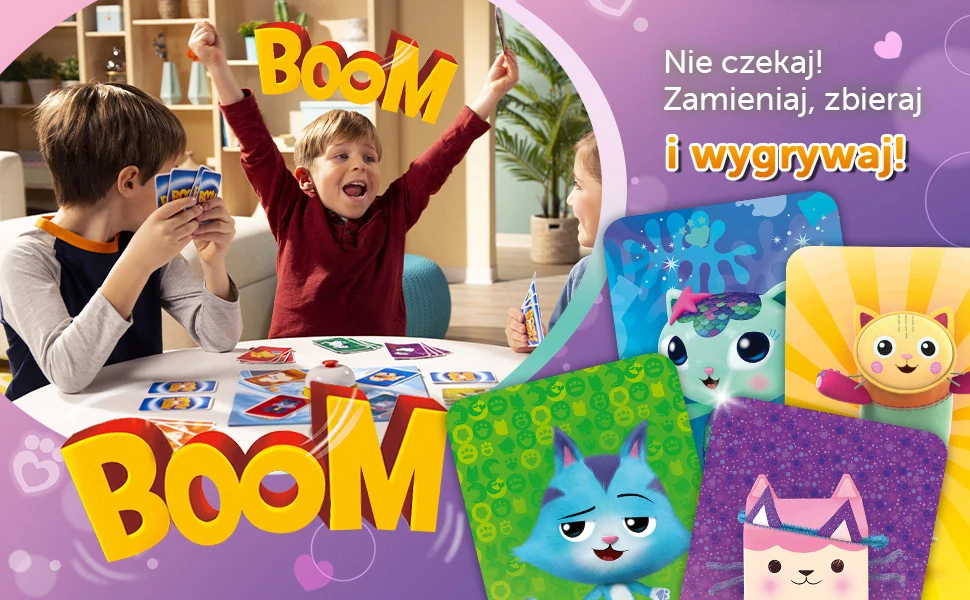 Společenská hra Boom Boom Gabby´s Dollhouse