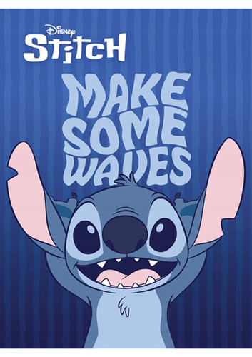 Školní sešit A5 Stitch linkovaný 4 druhy